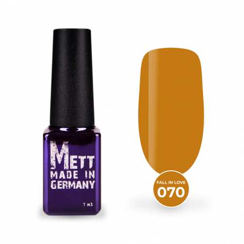 Гель-лак Mett Expert Fall in love collection №070 Гірчичний 7 г