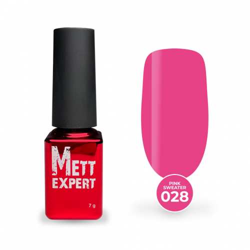 Гель-лак Mett Expert Pink Sweater №028 Рожево-бузковий 7 г