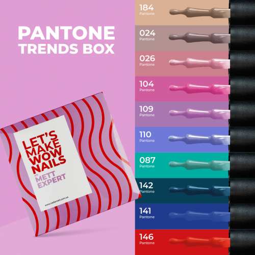 Набір гель-лаків Mett Expert PANTONE Trends box 10*7g