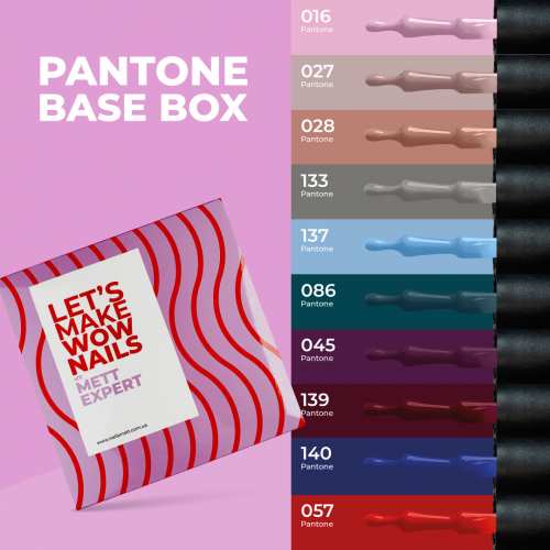 Набір гель-лаків Mett Expert PANTONE Base box 10*7g