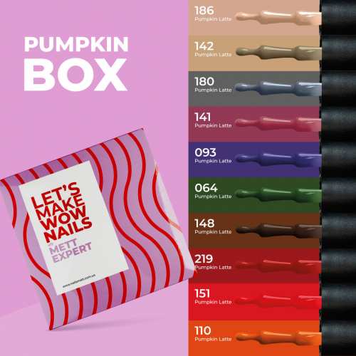 Набір гель-лаків Mett Expert Pumpkin Box 10*7g