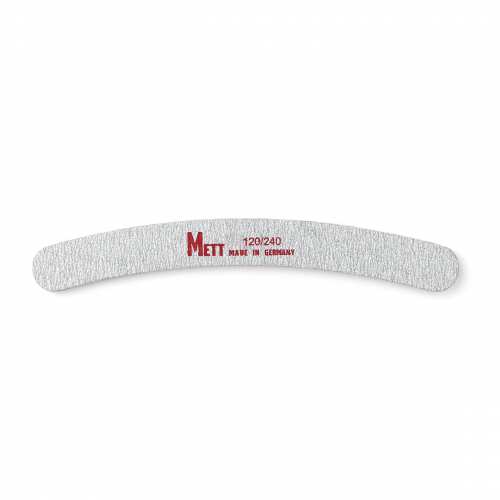 Двостороння пилка для нігтів Mett Expert 120/240 бумеранг