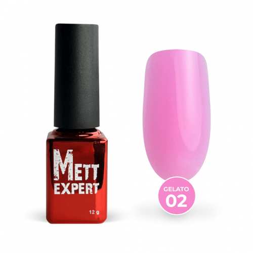 Рідкий гель Mett Expert Liquid gels Gelato №02 Raspberry Ніжно-рожевий 12 г