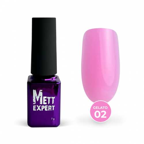 Рідкий гель Mett Expert Liquid gels Gelato №02 Raspberry Ніжно-рожевий 7 г