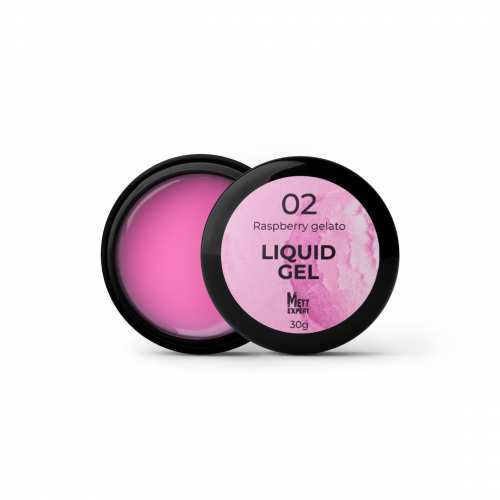 Рідкий гель Mett Expert Liquid gels Gelato №02 Raspberry Ніжно-рожевий 30 г