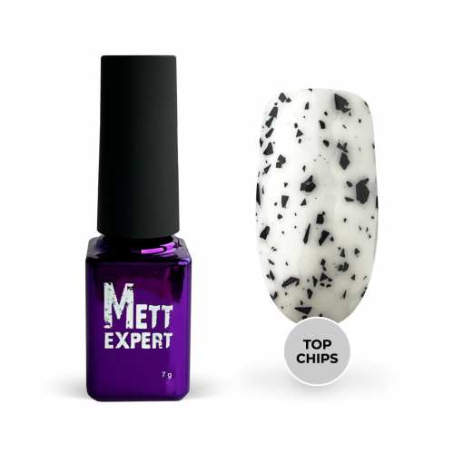 Топ CHIPS Mett Expert глянцевий з крихтою «Перепелине яйце» 7 г