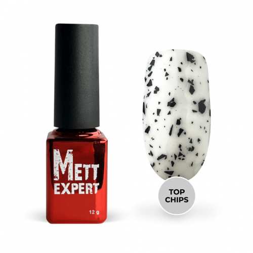 Топ CHIPS Mett Expert глянцевий з крихтою «Перепелине яйце» 12 г