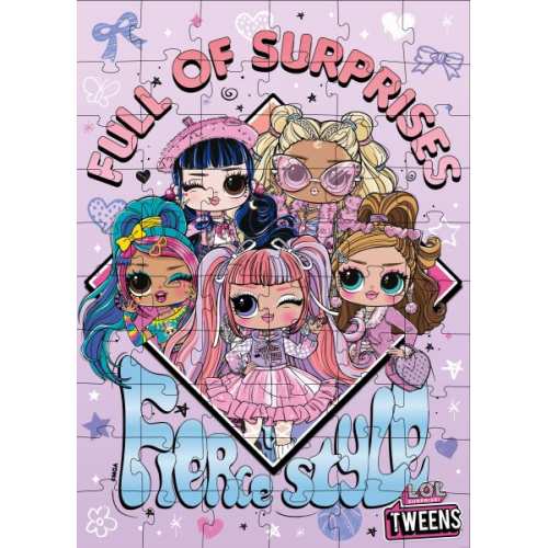 Пазли L.O.L. Surprise! Tweens Fierce Style, 60 елементів