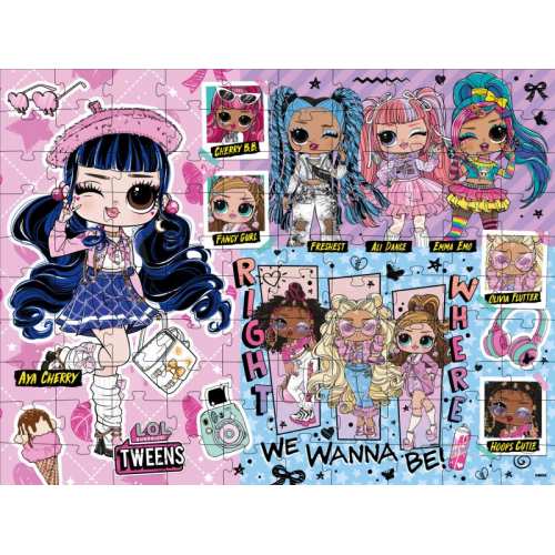 Пазли L.O.L. Surprise! Tweens Collection, 100 елементів