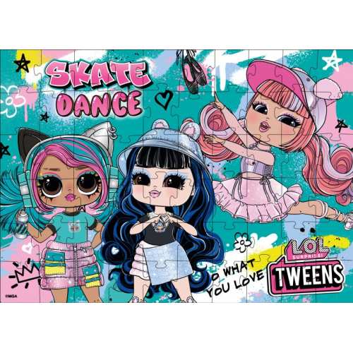 Пазли L.O.L. Surprise! Tweens Skate Dance, 60 елементів