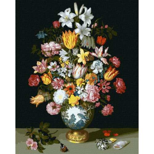 Картина за номерами - Квіткова симфонія ©Ambrosius Bosschaert de Oude