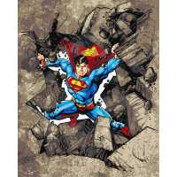 Картина за номерами - Superman: Крізь каміння ©Warner Bros.
