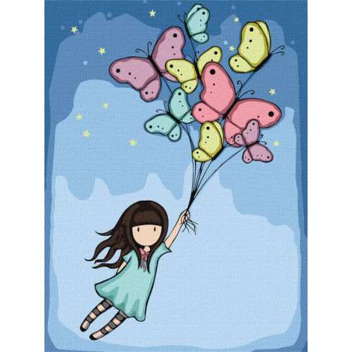 Картина за номерами - Flight Of The Butterflies Santoro Gorjuss Collection
