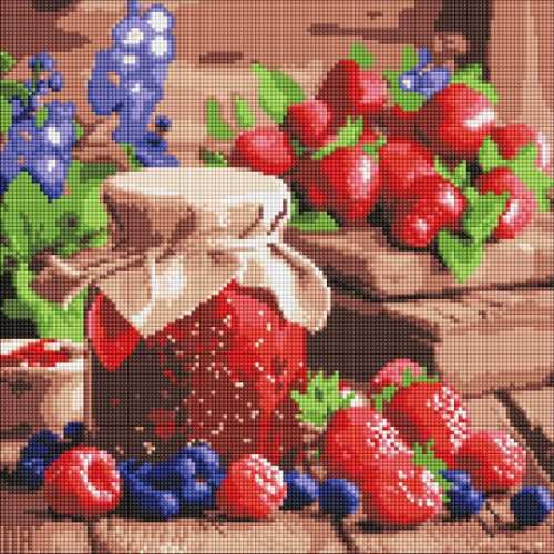 Алмазна мозаїка - Малинове варення ©art_selena_ua
