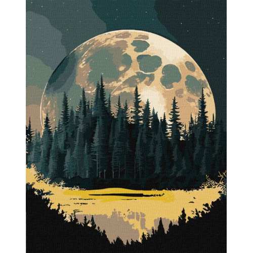 Картина за номерами - Таємничий край з фарбами металік extra ©art_selena_ua