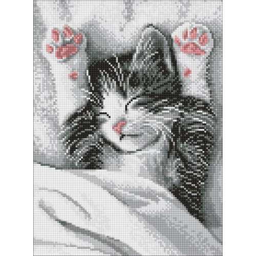 Алмазна мозаїка - Муркотливий ранок ©art_selena_ua