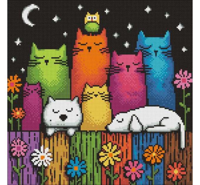 Алмазна мозаїка - Мелодія міцного сну ©art_selena_ua