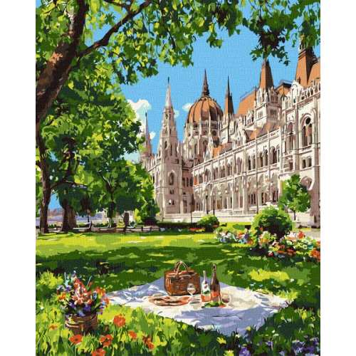Картина за номерами - Затишний пікнік у Будапешті ©art_selena_ua