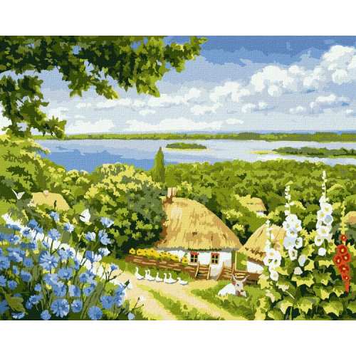 Картина за номерами - Сільський куточок ©Аlessandro Remi
