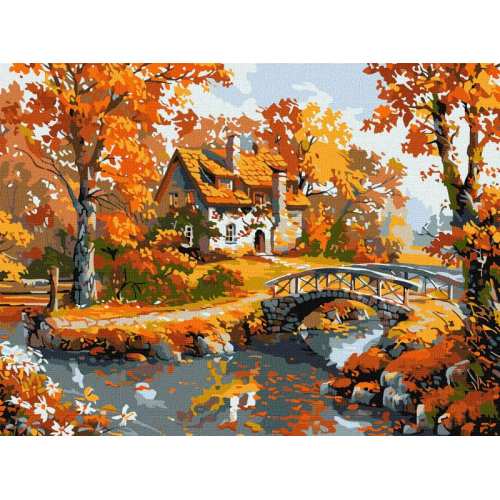 Картина за номерами - Ранковий затишок ©art_selena_ua
