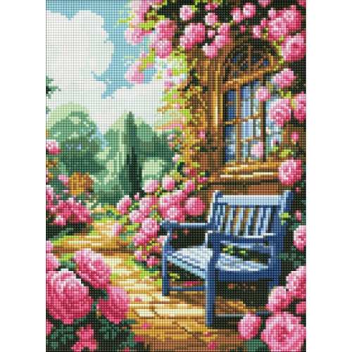 Алмазна мозаїка без підрамника - Квітковий сад ©art_selena_ua