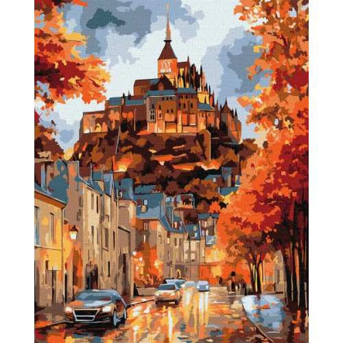 Картина за номерами - Осіннє містечко ©art_selena_ua