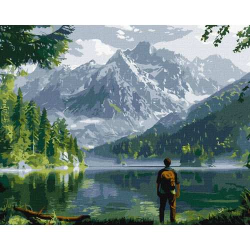Картина за номерами - Гірський краєвид ©art_selena_ua
