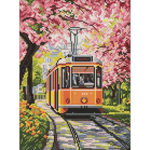 Алмазна мозаїка - Квітуча дорога ©art_selena_ua