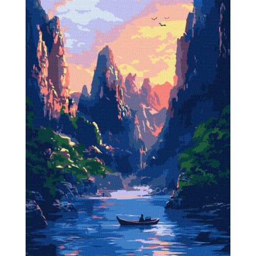 Картина за номерами - Величні гори ©art_selena_ua