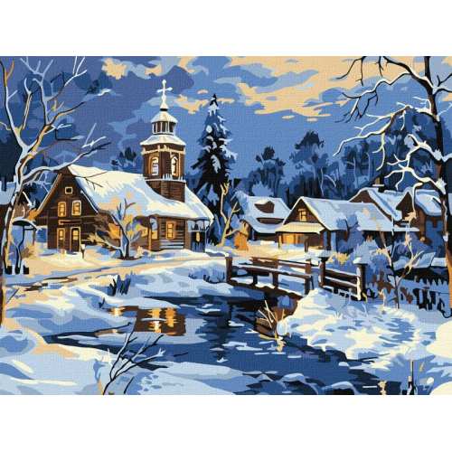Картина за номерами - Спокій над річкою ©art_selena_ua