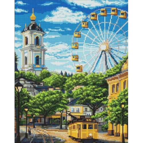 Алмазна мозаїка - Колесо і дзвіниця ©art_selena_ua