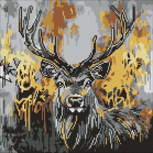 Алмазна мозаїка - Золотий олень ©art_selena_ua