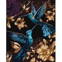 Картина за номерами - Танець у повітрі з фарбами металік extra ©art_selena_ua