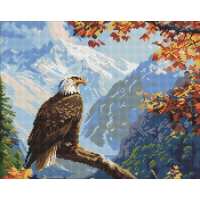 Алмазна мозаїка - Вершинний страж ©art_selena_ua