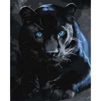 Картина за номерами - Дика пантера ©art_selena_ua