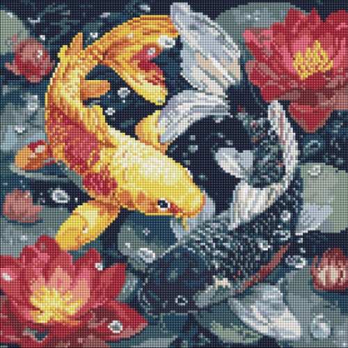 Алмазна мозаїка - Життя кої ©art_selena_ua