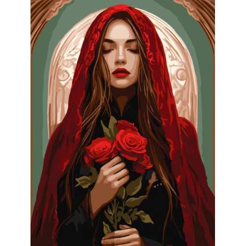 Картина за номерами - Зачарована ©art_selena_ua