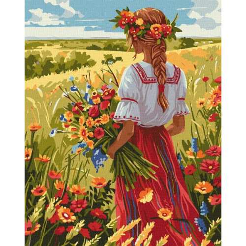 Картина за номерами - У рідних полях ©art_selena_ua