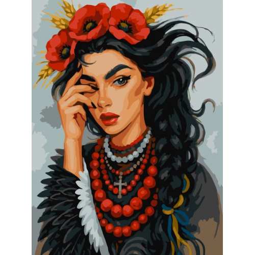 Картина за номерами - Крилата ©art_selena_ua