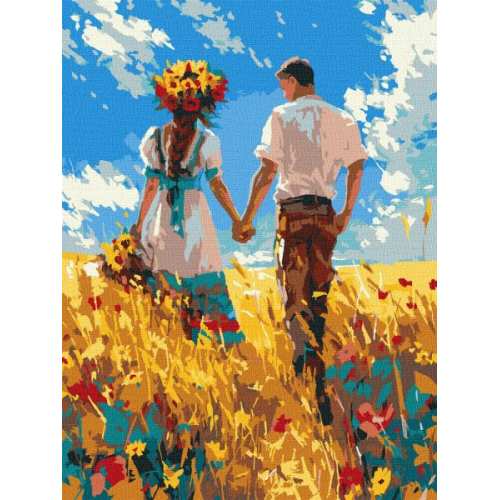 Картина за номерами - Прогулянка закоханих ©art_selena_ua