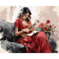 Картина за номерами - Мелодійна грація ©art_selena_ua