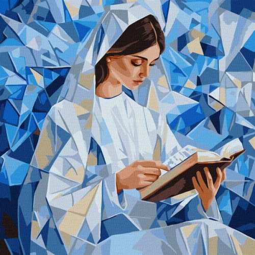 Картина за номерами - Тихе чтиво ©art_selena_ua