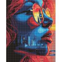 Алмазна мозаїка - Захід сонця в Лондоні ©art_selena_ua