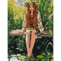 Картина за номерами - Очі, що чекають ©art_selena_ua