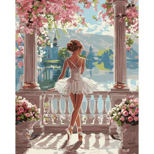 Картина за номерами - Дивовижна балерина ©art_selena_ua