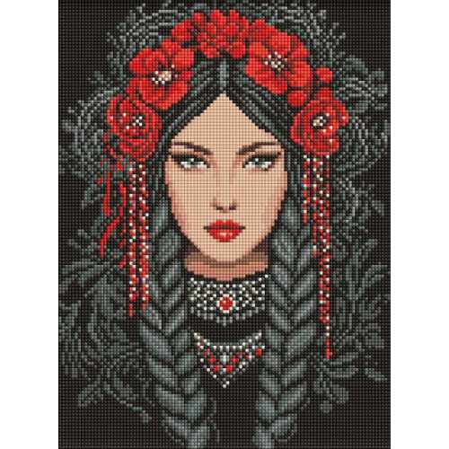 Алмазна мозаїка - Незламна українка ©art_selena_ua