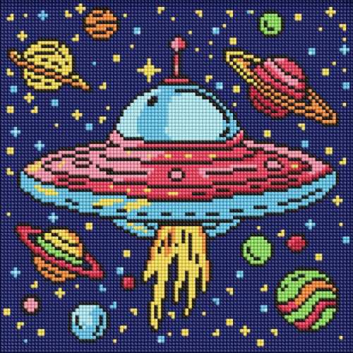 Алмазна мозаїка - Космічна подорож ©art_selena_ua