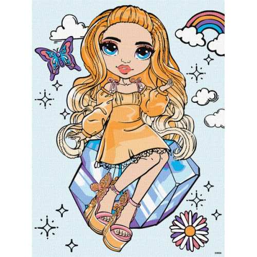 Картина за номерами - Rainbow High Poppy Rowan