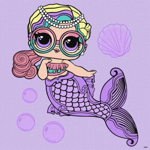 Картина за номерами - L.O.L. Surprise! Mermaids Miss Sea