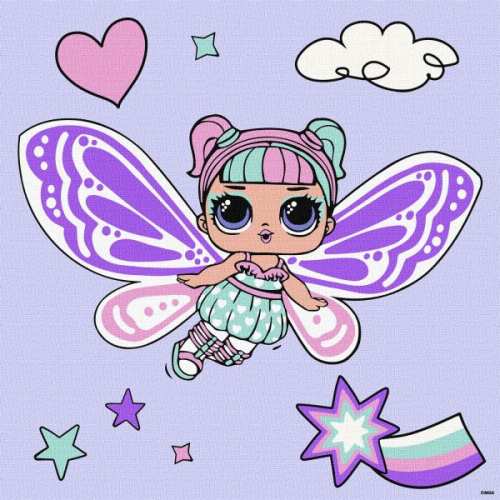Картина за номерами - L.O.L. Surprise! O.M.G. Fairies Sweetiefly